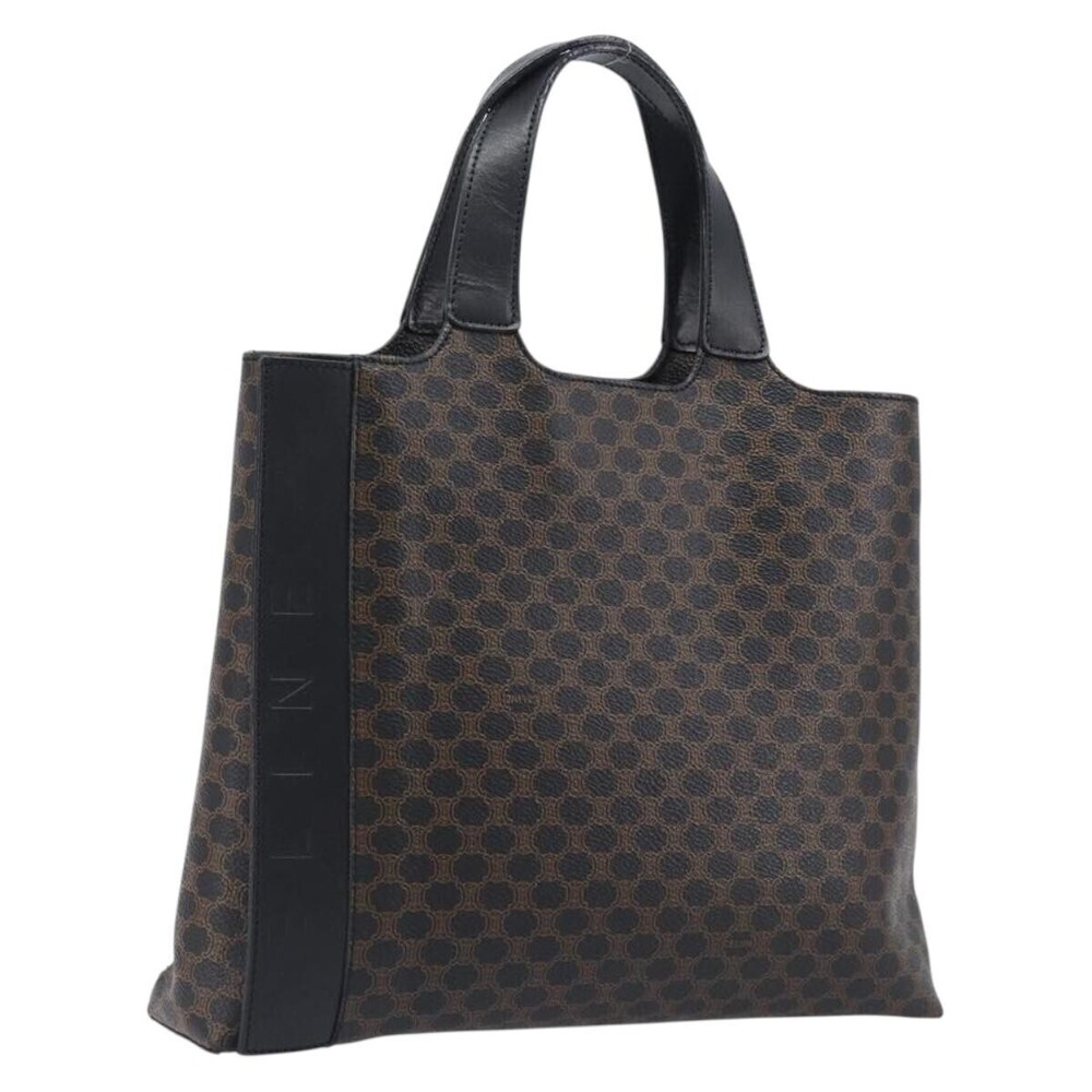 Celine Vintage Macadam Canvas and Leather